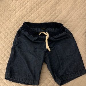 JCrew Men’s Denim Chambray Drawstring Shorts